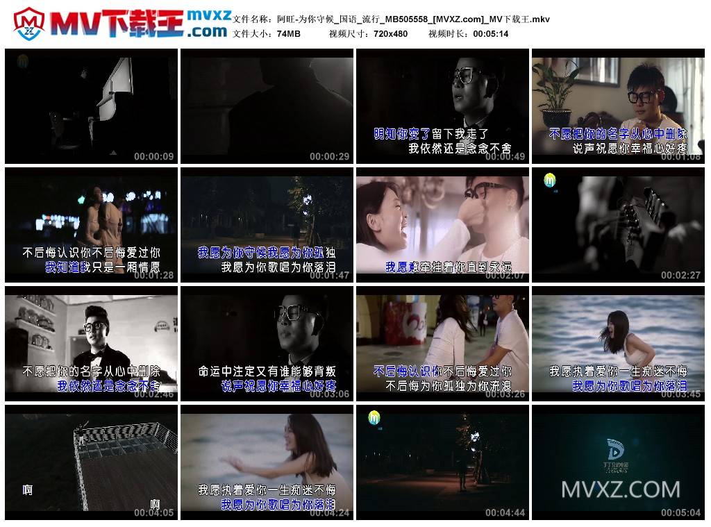 阿旺-为你守候_国语_流行_MB505558